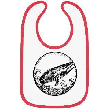 Discover Whale Ocean Marine Bibs