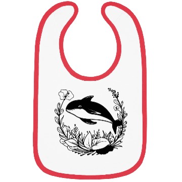 Discover Whale Ocean Marine Bibs