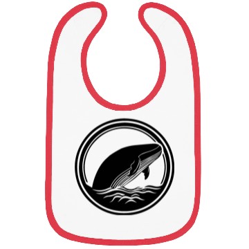 Discover Whale Ocean Marine Bibs