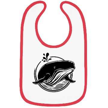 Discover Whale Ocean Marine Bibs