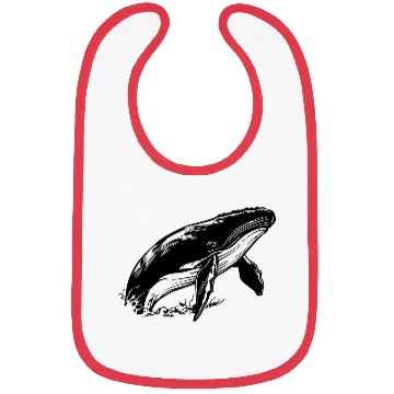 Discover Whale Ocean Marine Bibs