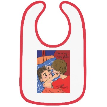 Discover my happy place Bibs