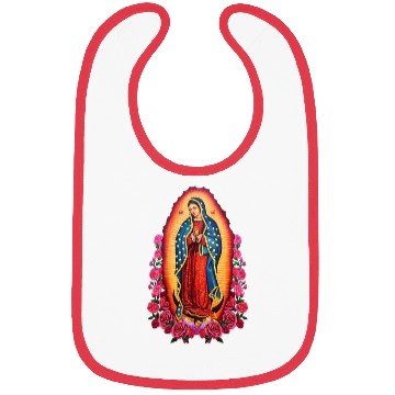 Discover Virgin Mary Lady of Guadalupe Virgen De Guadalupe Bibs