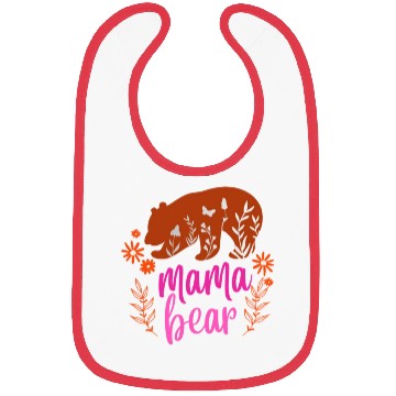 Discover Mama Bear's Embrace: A Heartwarming Design Bibs