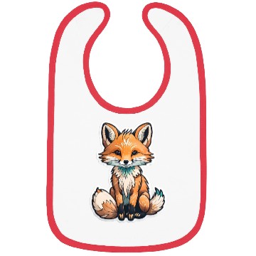 Discover sweet little fox Bibs