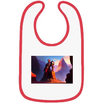 Discover Khorne statue in the depths of the grand canyon Bibs