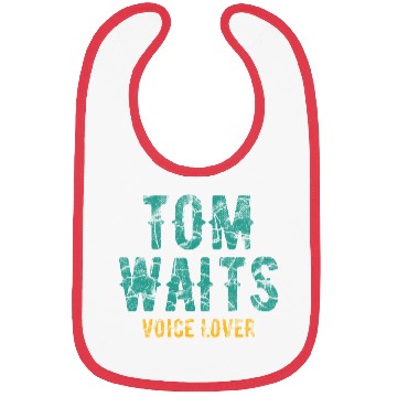 Discover Tom Waits Voice Lover Retro Bibs