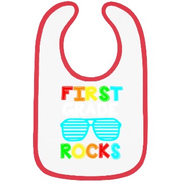 Discover First Grade Rocks Back To School Bibs