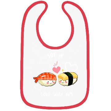 Discover Soy In Love With Him Bibs