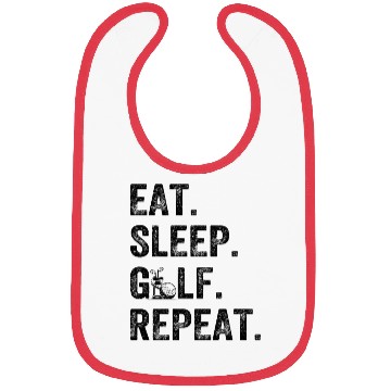 Discover Eat Sleep Golfing Repeat - Golf Players Bibs