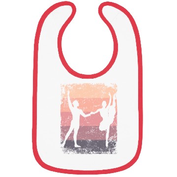 Discover Ballet Dance Couple Vintage Ballerina Bibs