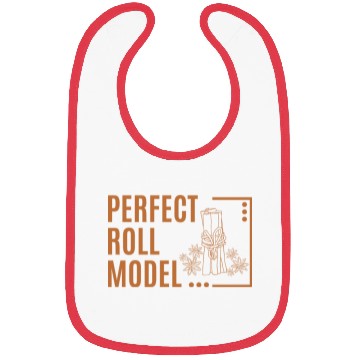 Discover Perfect Roll Model Cinnamon Roll Mom Dad Role Mode Bibs