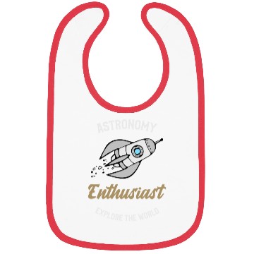 Discover Astronomy Enthusiast - moon astronomy Bibs