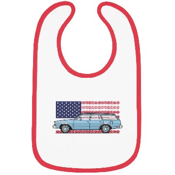 Discover Usa Light Blue Bibs