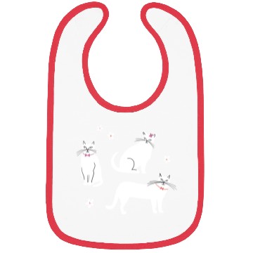 Discover Spring Cats Bibs