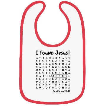 Discover I Found Jesus Bibs