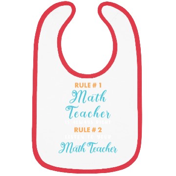 Discover For Math Teacher Bibs