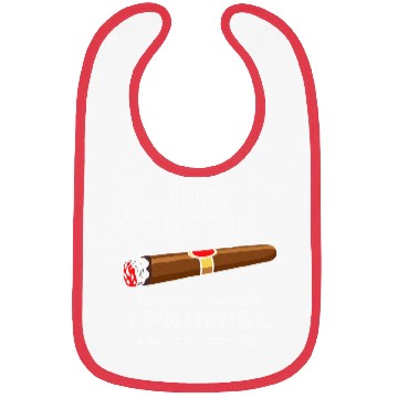 Discover Just The Tip I Promise Cigar Smoker Men Joke Bibs