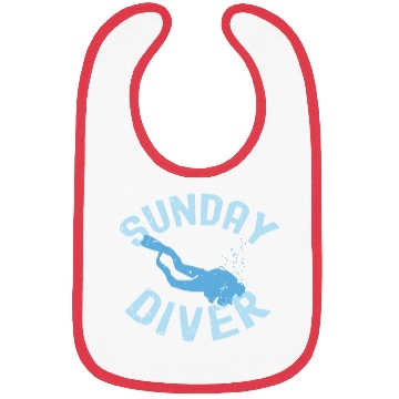 Discover Sunday Diver Funny Oceans Dive Bibs