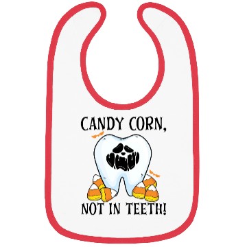 Discover Candy Corn, Not in Teeth! Bibs