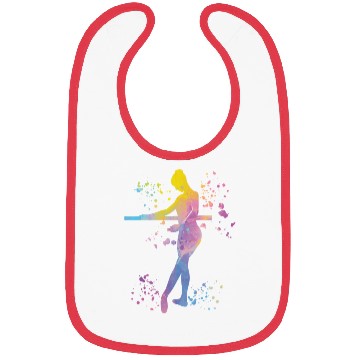 Discover Ballet Dancer Colorsplash Ballerina Bibs