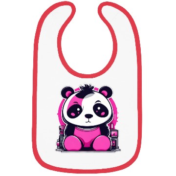 Discover Punk Panda In Pink Bibs