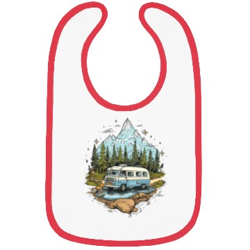 Discover camping, nature, independent, gift Bibs