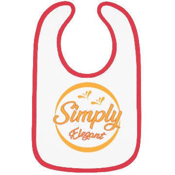 Discover Simply Elegant Typography Bibs Design