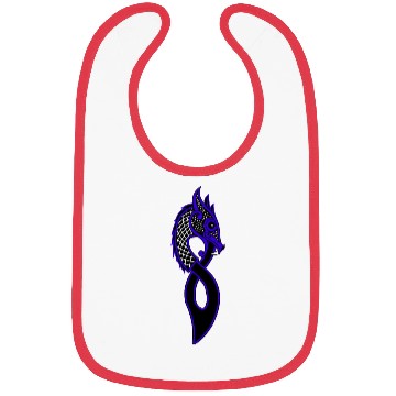Discover Jormungand dragon blue Bibs