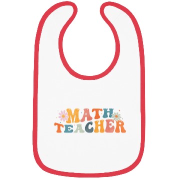 Discover Groovy Math Teacher Mathematics Mathematician Bibs