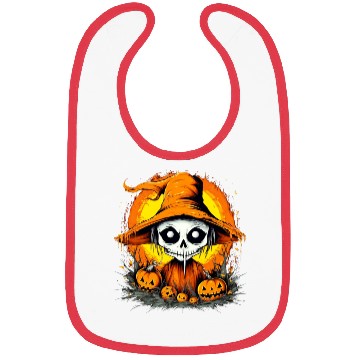 Discover Eerie Halloween Ghoul, Spooky Season Delight 17 Bibs