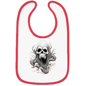 Discover Eerie Halloween Ghoul Art, Spooky Season Delight 3 Bibs