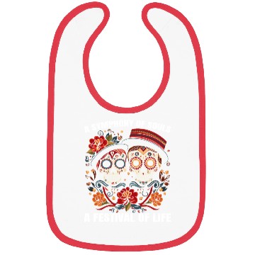 Discover Dia De Los Muertos Sugar Skull Mexican Holiday Bibs