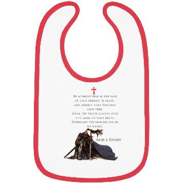 Discover Knights Templar Christian Religious Warrior Oath Bibs