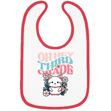 Discover Back to school Oh-hey third grade 3rd-grade back Bibs