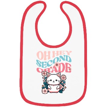 Discover OH HEY 2nd grade , second grade back to school Bibs
