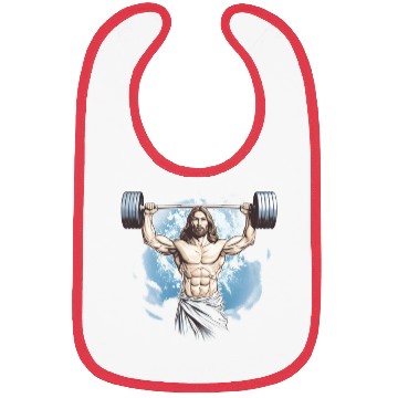 Discover Jesus The Ultimate Deadlifted Retro Jesus Bibs