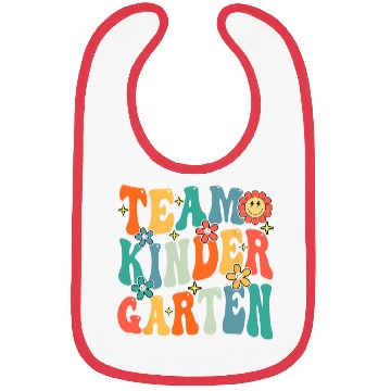 Discover Team Kindergarten Teacher Student Groovy Back To Bibs