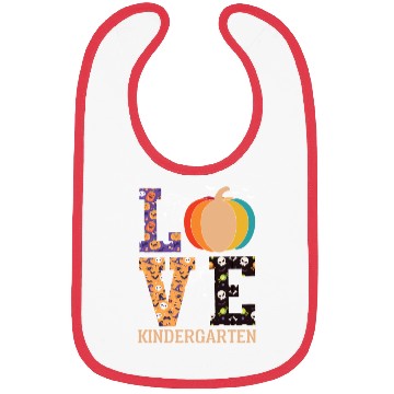 Discover Love Pumpkin Candy Corn Halloween Love Costume Men Bibs