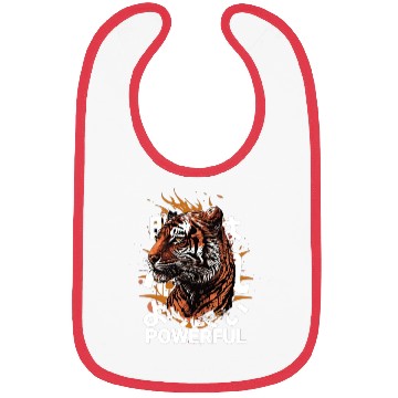 Discover Powerful of tiger: Unique Ai tiger design Bibs