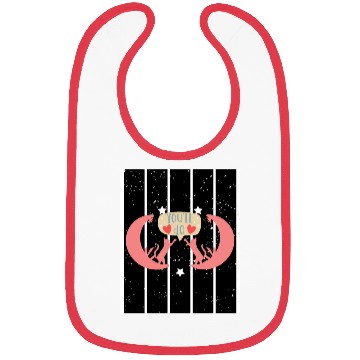 Discover Funny Bibs - I LOVE YOU