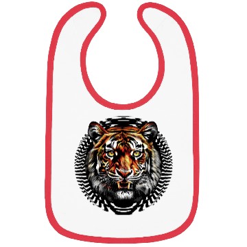 Discover Tiger and tribal pattern Bibs