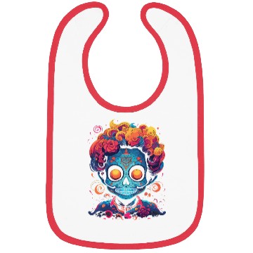 Discover Dia De Los Muertos Sugar Skull Mexican Holiday Bibs