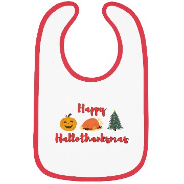 Discover Happy HalloThanksMas Bibs