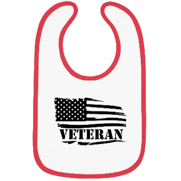 Discover "Veteran - US Flag Tribute  Bibs
