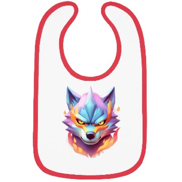 Discover Pastel Blaze Wolf Ninja Bibs