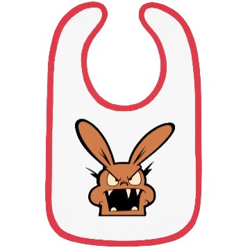 Discover angry hare Bibs