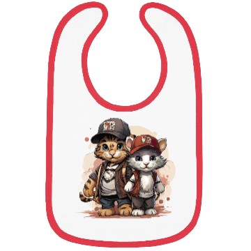 Discover Cute Cats Going Back to School Bibs