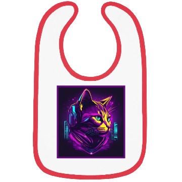 Discover Neon Cat Bibs