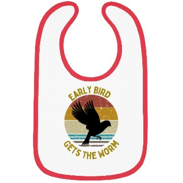 Discover Early Bird Gets The Worm Bibs